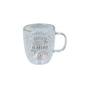 DBL WALL MUG CAPPUCINO COFFEE LOVE 330ML DBL WALL MUG CAPPUCINO COFFEE LOVE 330ML